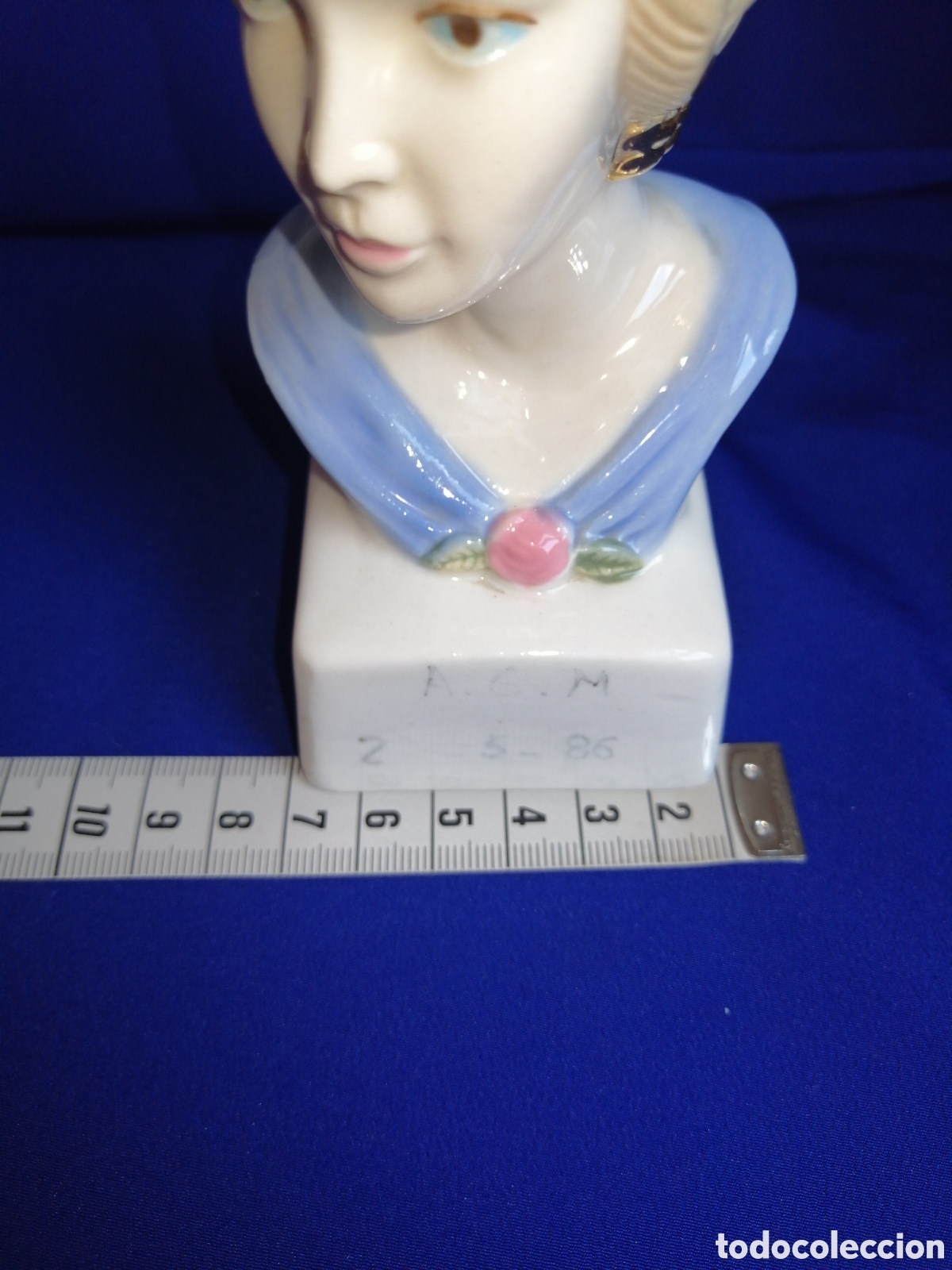Antig&uuml;edades: FALLERA BUSTO DE FALLERA FIGURA A&Ntilde;O 1986 - Foto 8