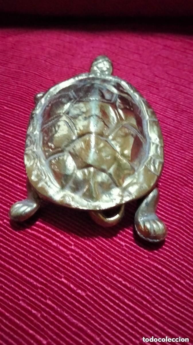 Antig&uuml;edades: CAJA DE BRONCE EN FORMA DE TORTUGA - Foto 2