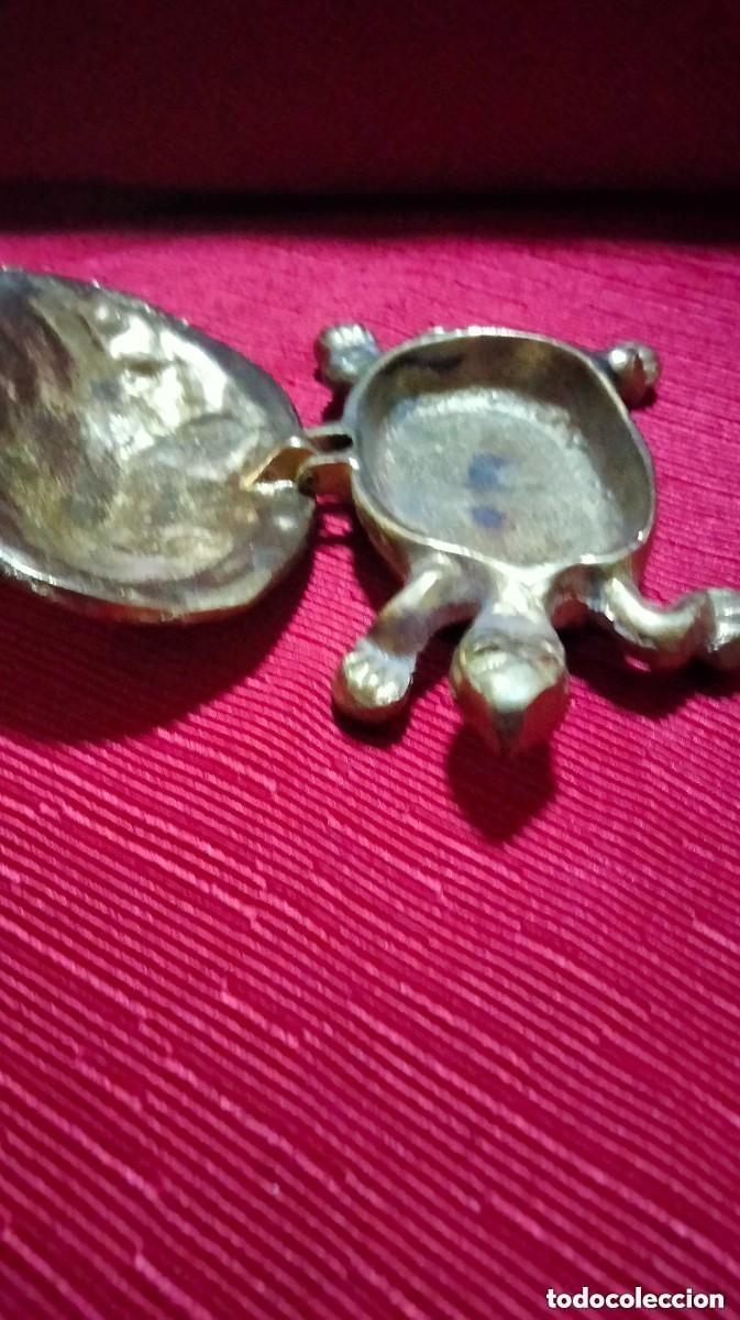 Antig&uuml;edades: CAJA DE BRONCE EN FORMA DE TORTUGA - Foto 4