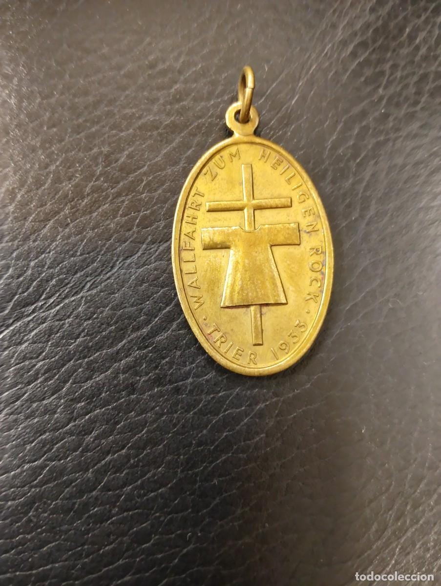 Antig&uuml;edades: MEDALLA EN BRONCE - PEREGRINACION SABANA SANTA DESDE TRIER / TREVERIS (ALEMANIA) - 1933