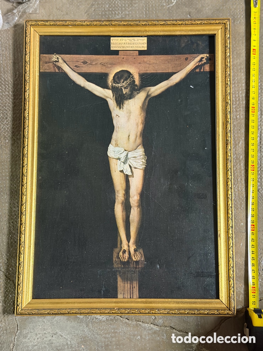 Antig&uuml;edades: Imagen de Cristo Enmarcado - Foto 2