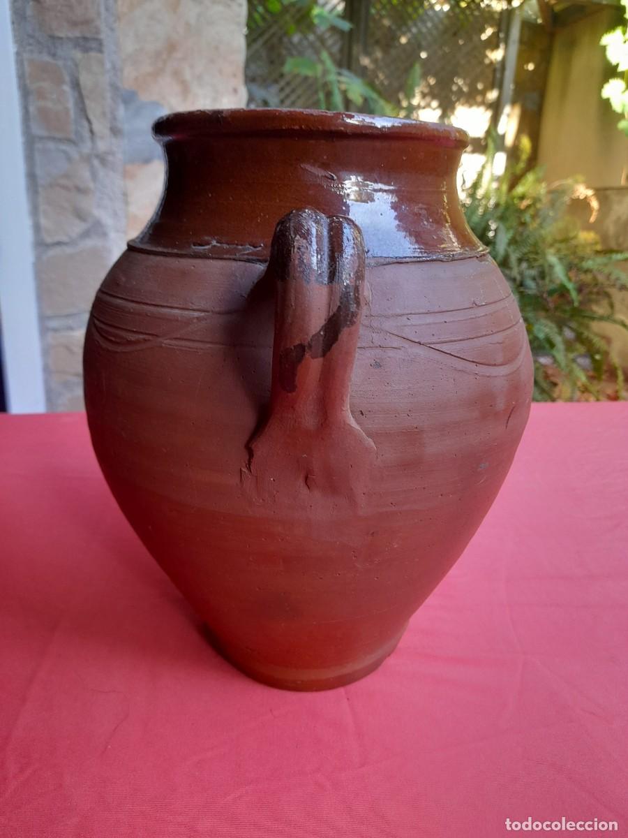 Antig&uuml;edades: Vasija de cer&aacute;mica esmaltada con asas - Foto 6
