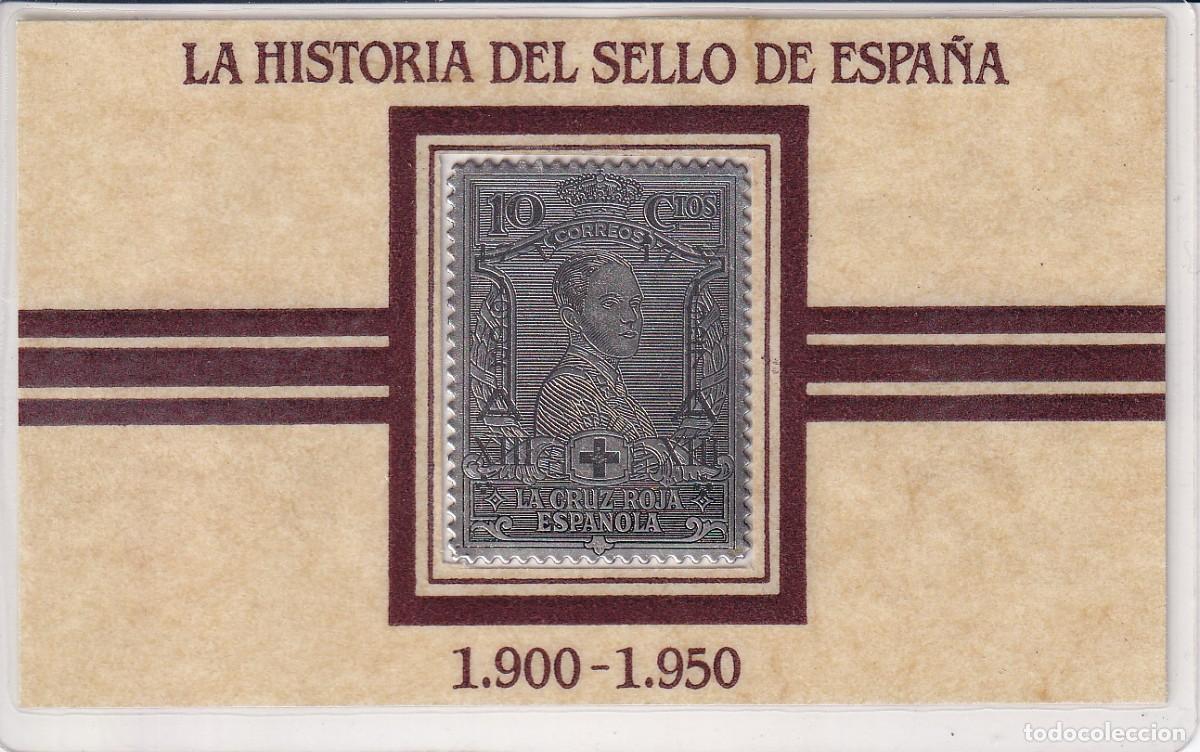 Antig&uuml;edades: SELLO DE PLATA FINA EFIGIE ALFONSO XIII DEL A&Ntilde;O 1927 DE SELI-D'OR (CRUZ ROJA ESPA&Ntilde;OLA)