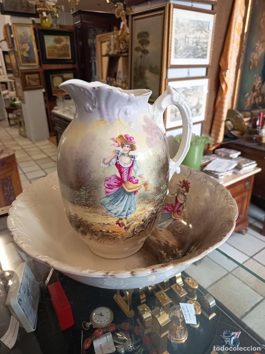 Antig&uuml;edades: Aguamanil Limoges William Gu&eacute;rin & Co.
