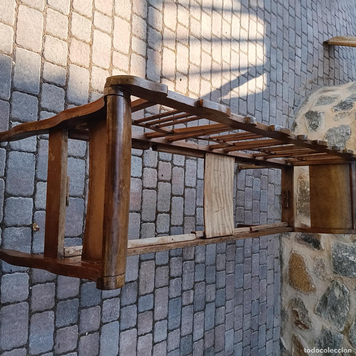 Antig&uuml;edades: BANCA DE MADERA ANTIGUA - Foto 3