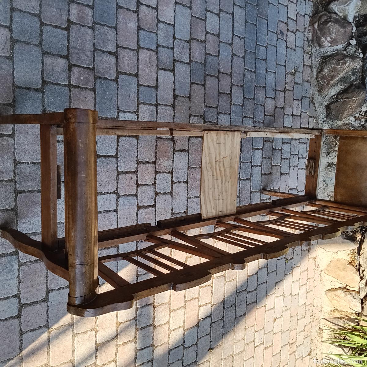 Antig&uuml;edades: BANCA DE MADERA ANTIGUA - Foto 5