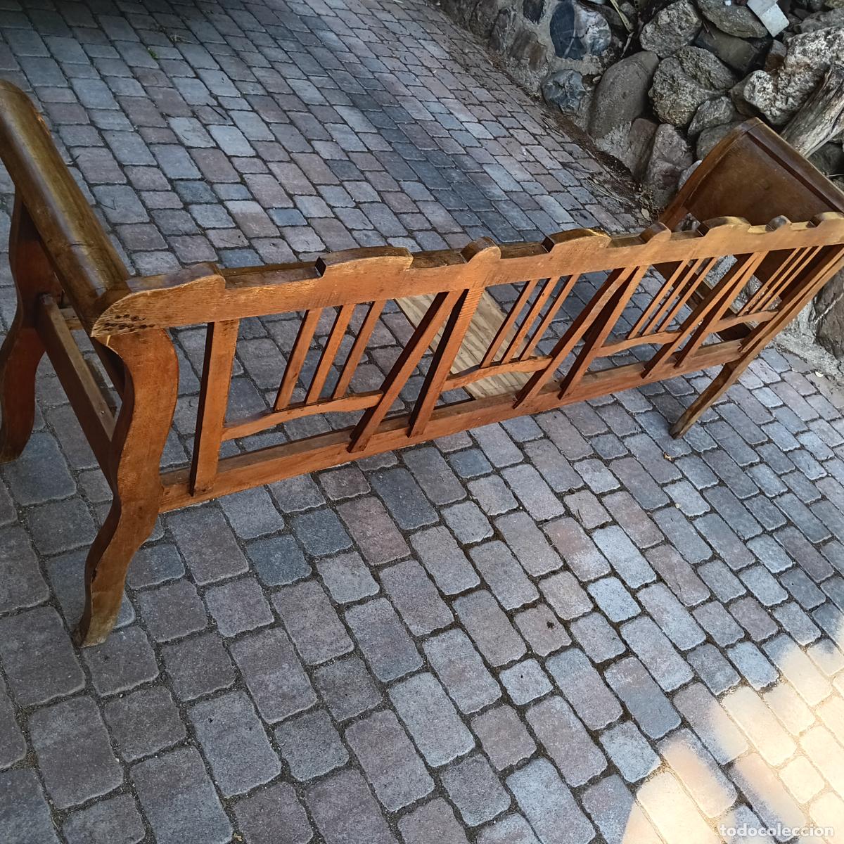 Antig&uuml;edades: BANCA DE MADERA ANTIGUA - Foto 6