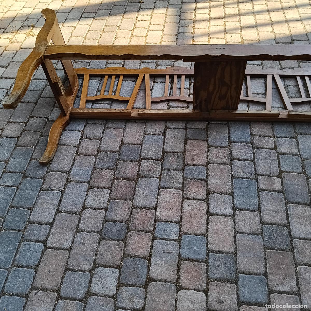 Antig&uuml;edades: BANCA DE MADERA ANTIGUA - Foto 12