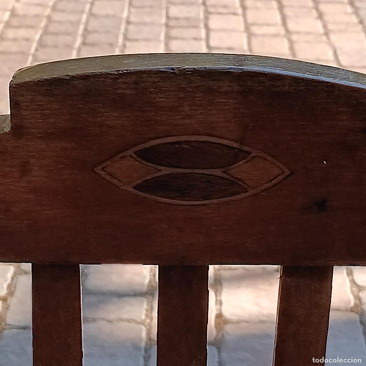 Antig&uuml;edades: BANCA DE MADERA ANTIGUA - Foto 14
