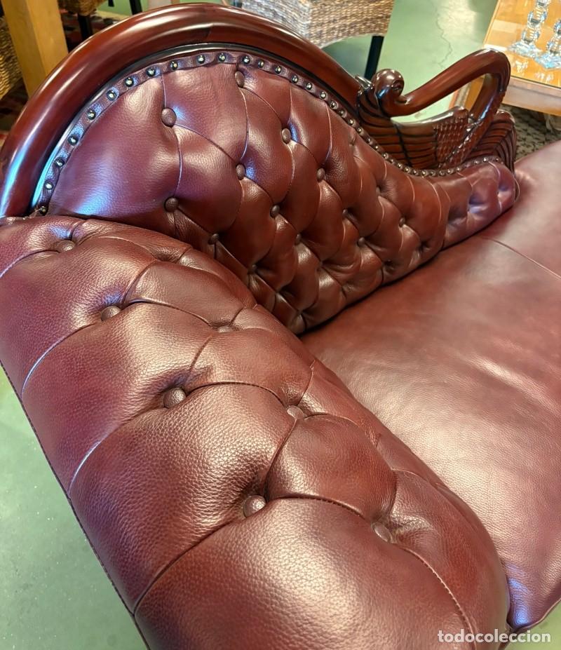 Antig&uuml;edades: Chaise Long Cuello de Cisne - Foto 7