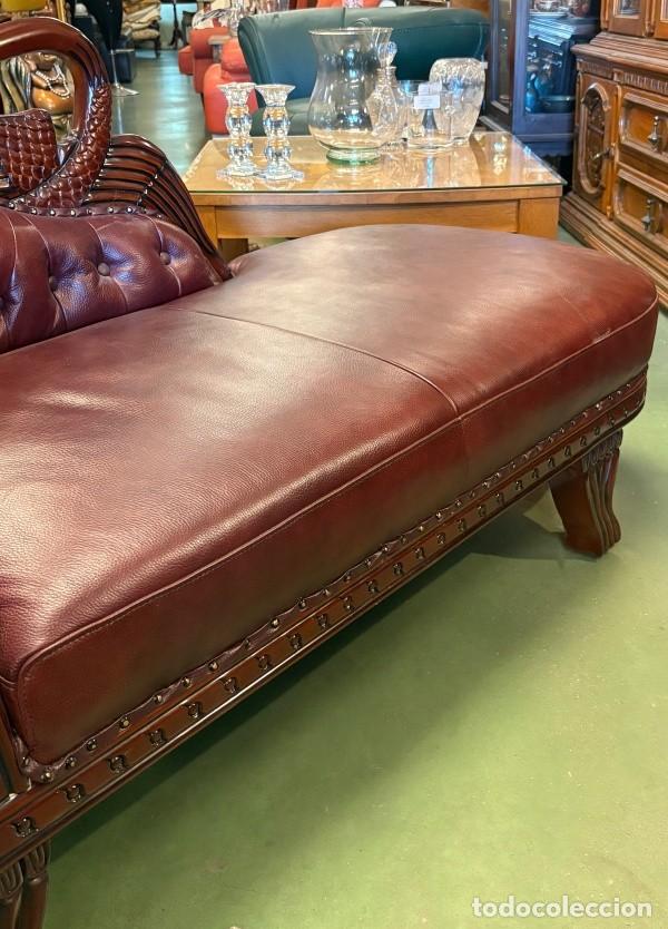Antig&uuml;edades: Chaise Long Cuello de Cisne - Foto 8