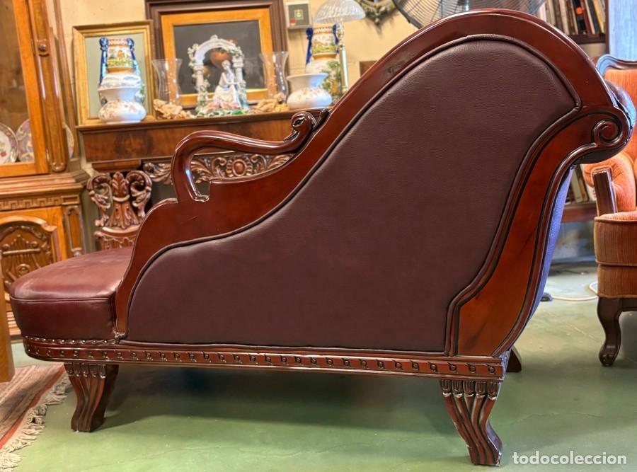 Antig&uuml;edades: Chaise Long Cuello de Cisne - Foto 9