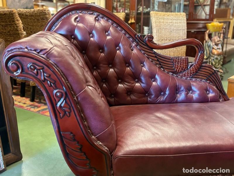 Antig&uuml;edades: Chaise Long Cuello de Cisne - Foto 10