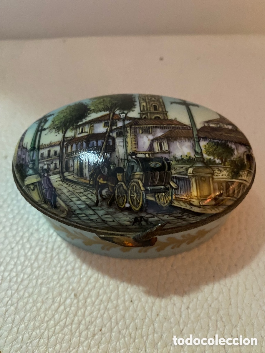 Antig&uuml;edades: Caja porcelana edici&oacute;n limitada iglesia de la concepci&oacute;n