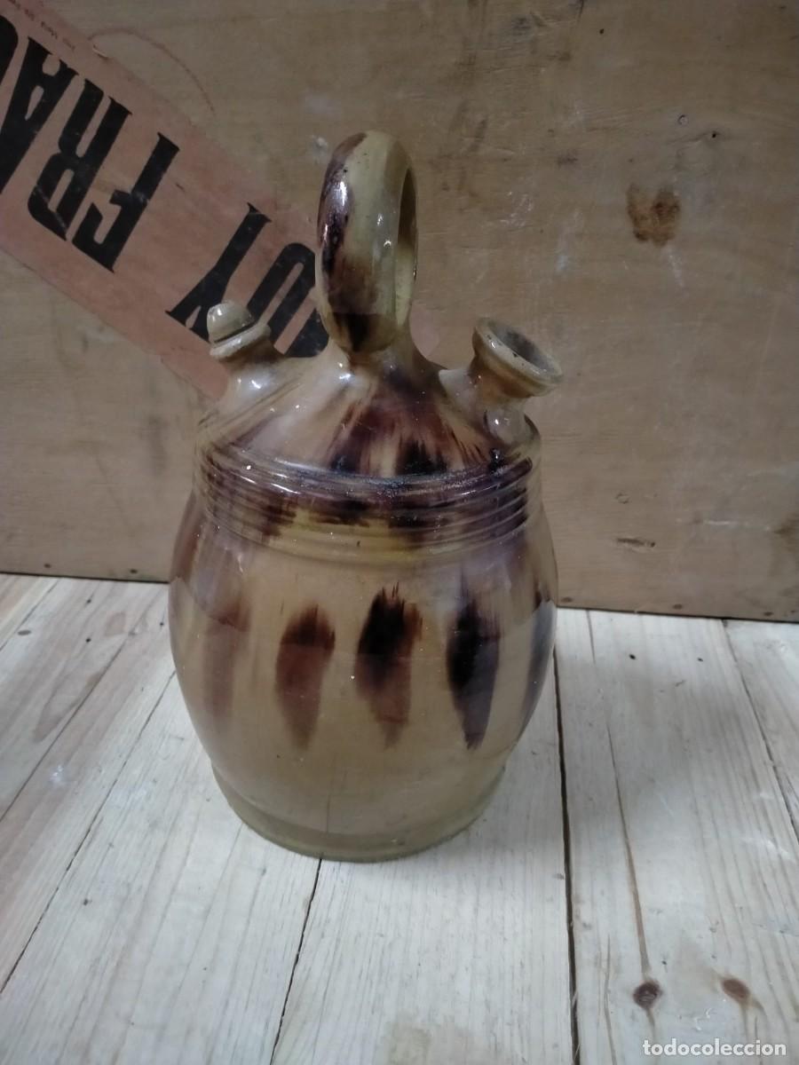 Antig&uuml;edades: Botijo esmaltado 27 cm alto - Foto 1