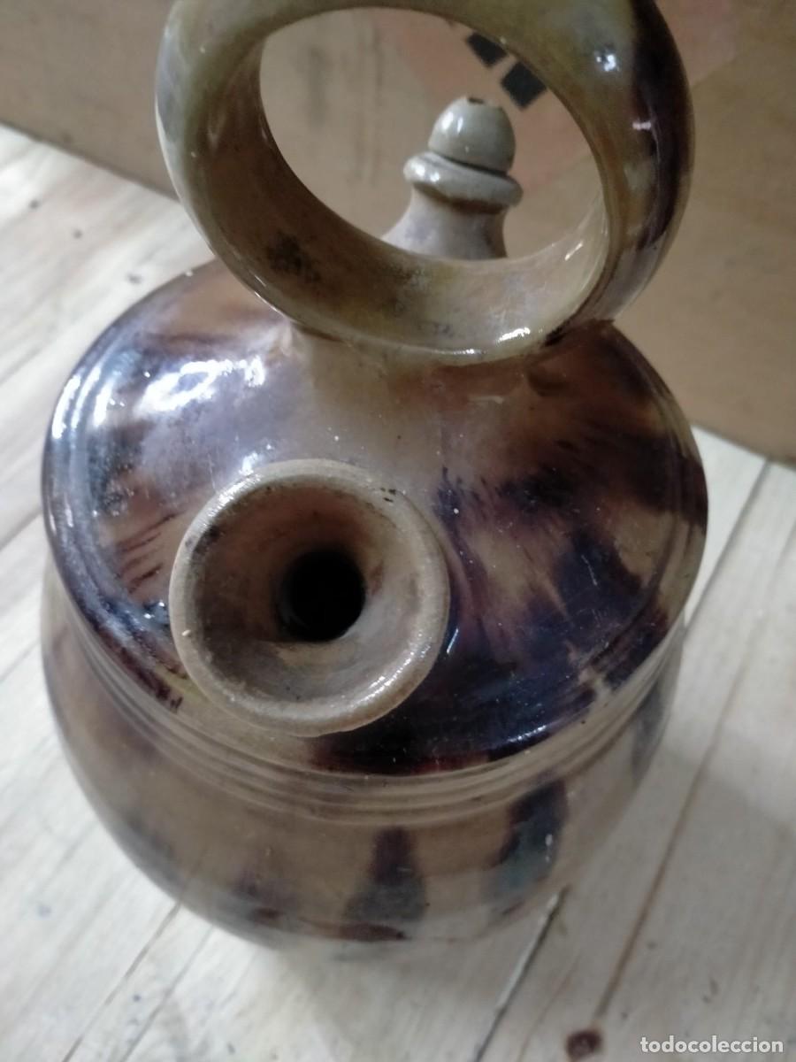 Antig&uuml;edades: Botijo esmaltado 27 cm alto - Foto 2