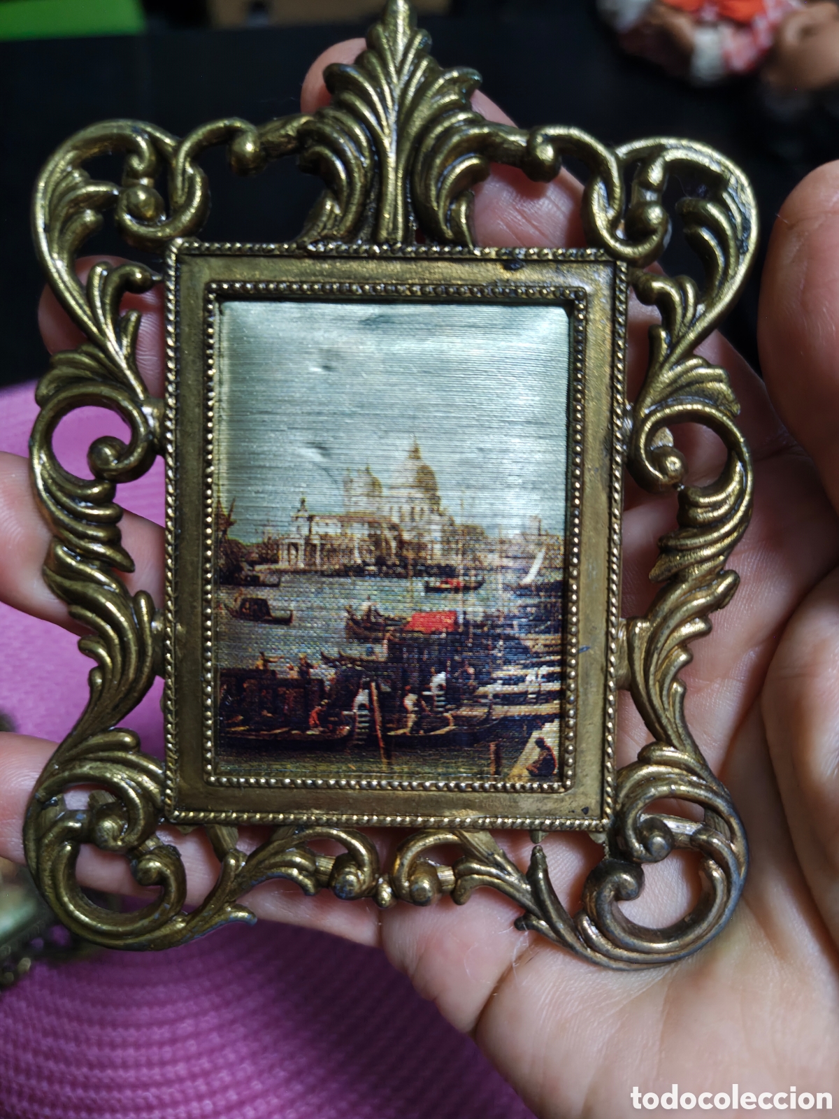 Antig&uuml;edades: Miniaturas italianas de laton - Foto 4