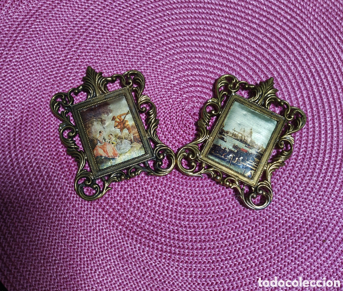 Antig&uuml;edades: Miniaturas italianas de laton - Foto 6
