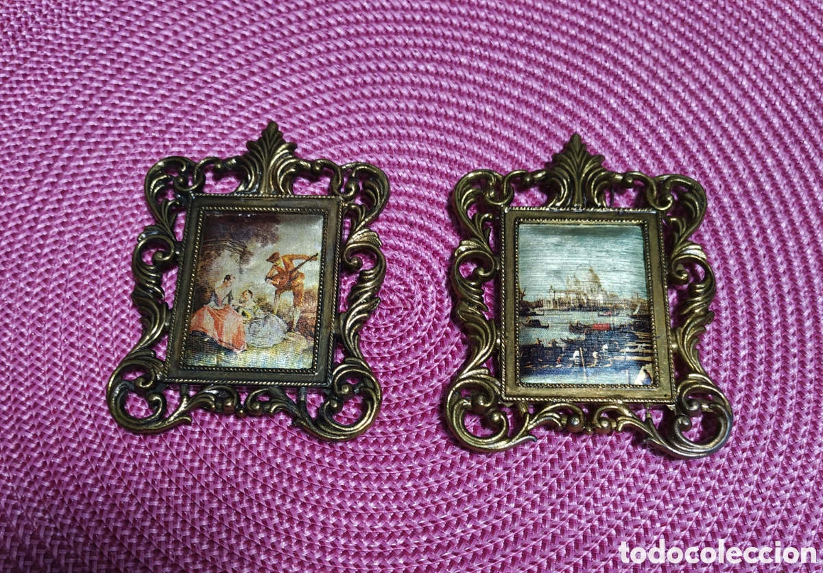 Antig&uuml;edades: Miniaturas italianas de laton
