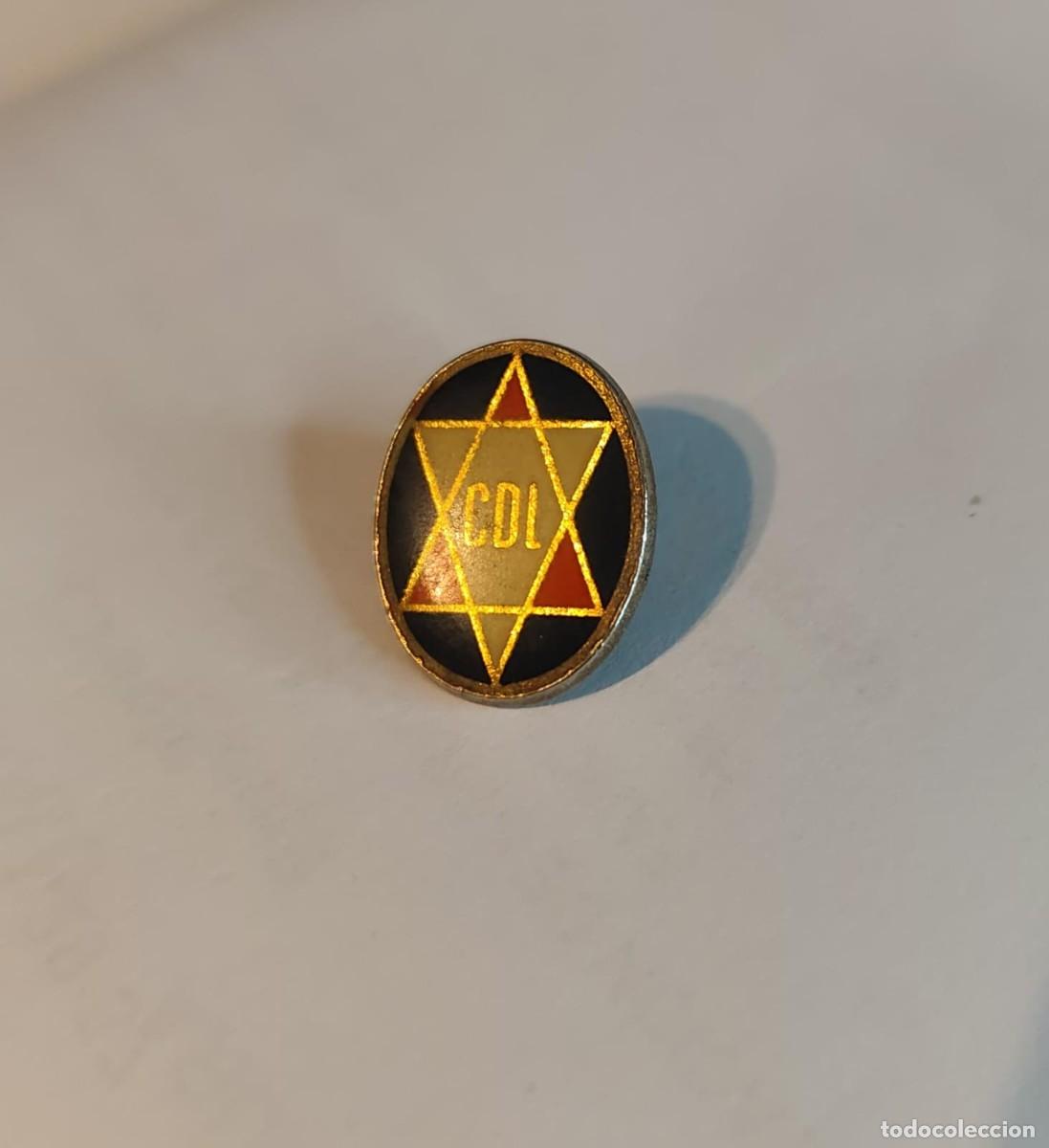 Antig&uuml;edades: Pin vintage del Club Deportivo Logro&ntilde;&eacute;s (CDL), hist&oacute;rico club de f&uacute;tbol de La Rioja.