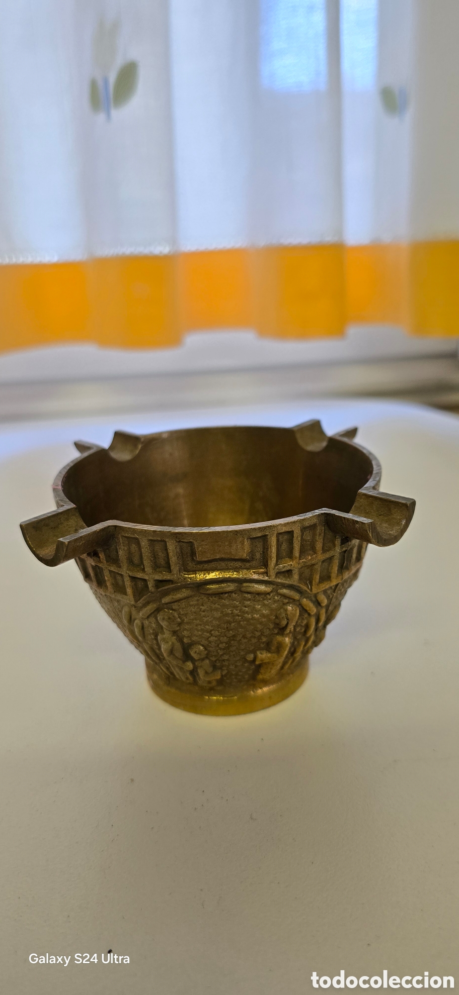Antig&uuml;edades: Lote de lat&oacute;n y bronce - Foto 7
