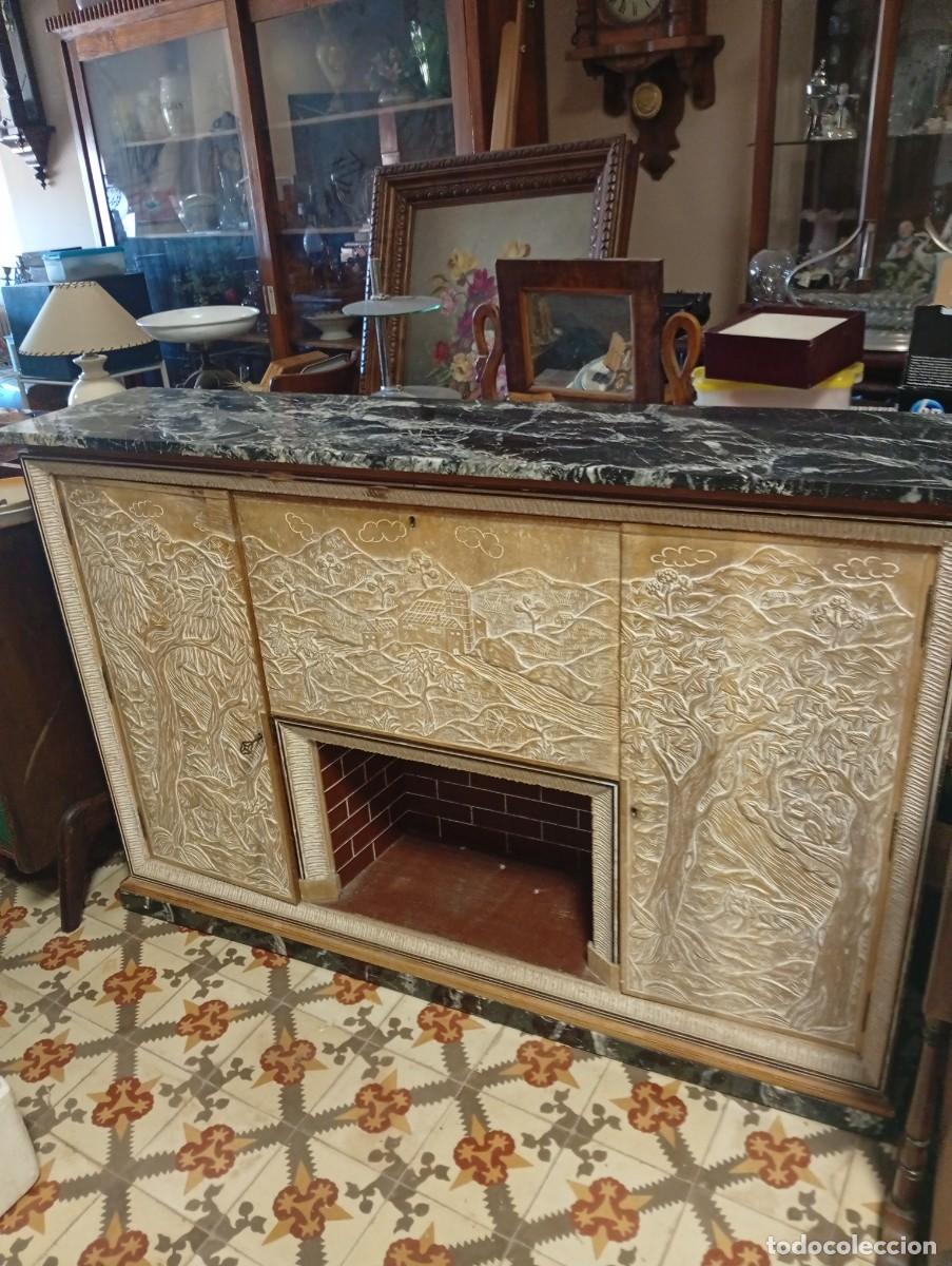 Antig&uuml;edades: ANTIGUO Y ORIGINAL APARADOR, TRINCHERO, MUEBLE BAR NAIF