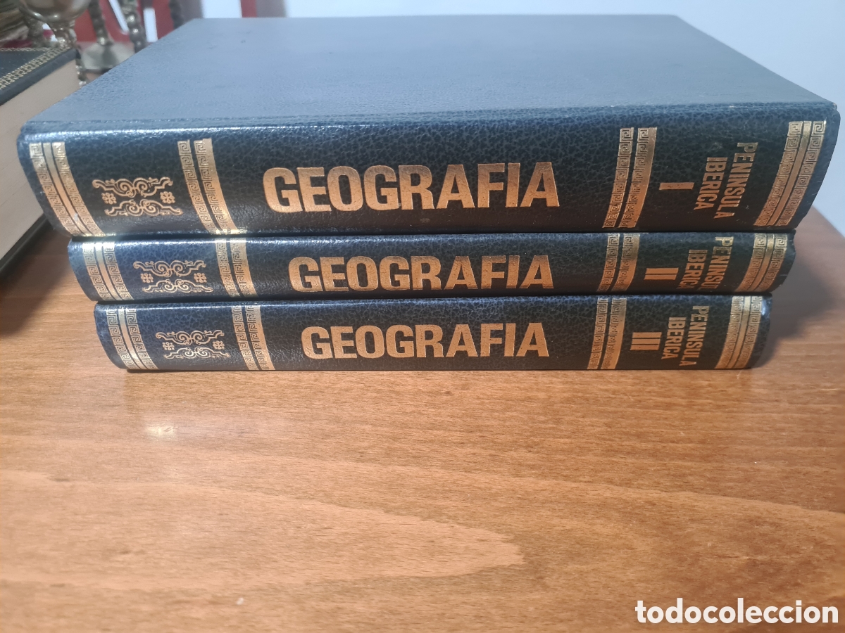 Antig&uuml;edades: Geograf&iacute;a de la Pen&iacute;nsula Ib&eacute;rica &ndash; Colecci&oacute;n 3 tomos &ndash; Tapa dura