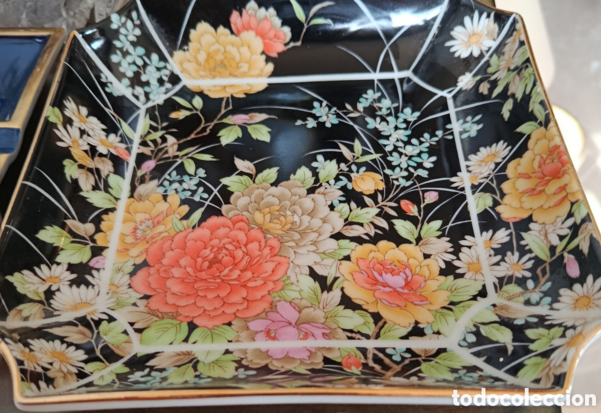 Antig&uuml;edades: Cenicero cer&aacute;mica Japonesa