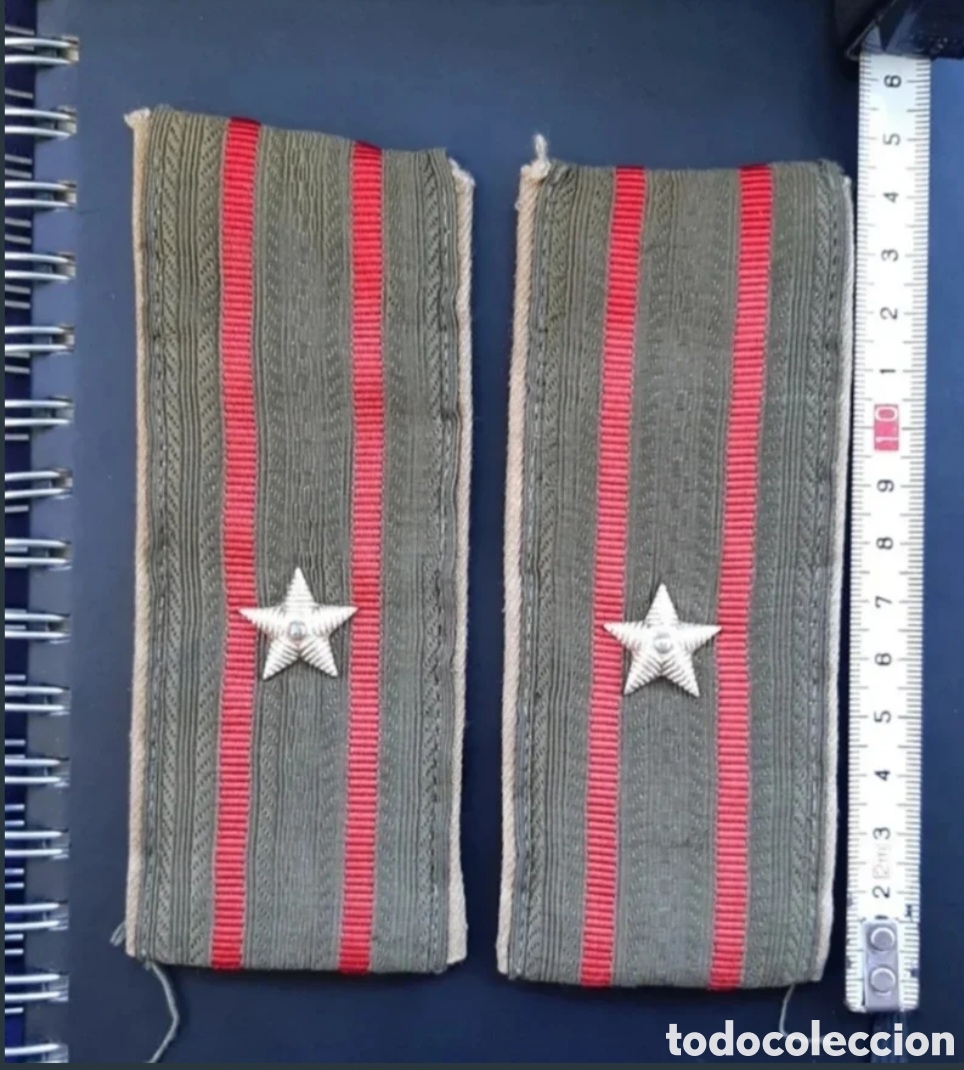 Antig&uuml;edades: Hombreras Originales Mayor Infanter&iacute;a Ej&eacute;rcito Rojo URSS 1943