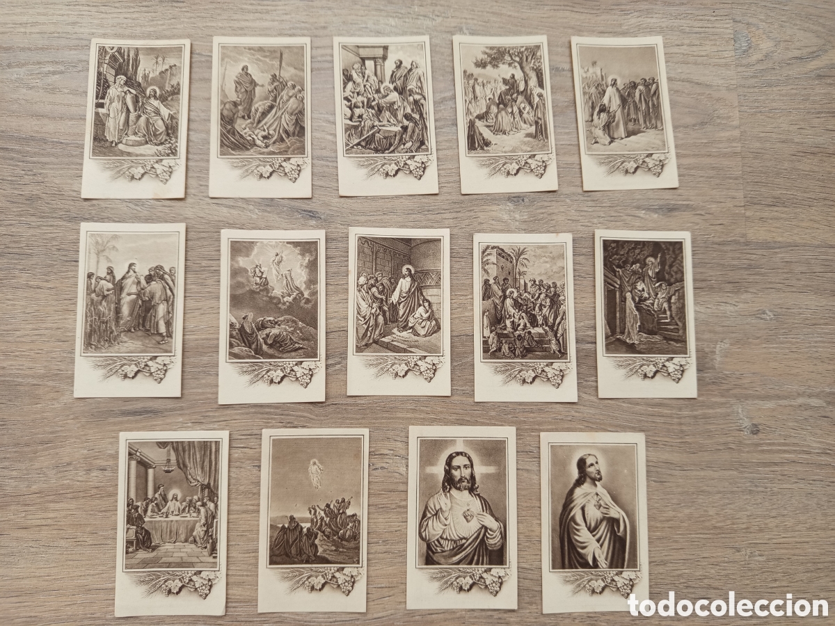 Antig&uuml;edades: Colecci&oacute;n estampas mes del sagrado coraz&oacute;n, a&ntilde;os 50