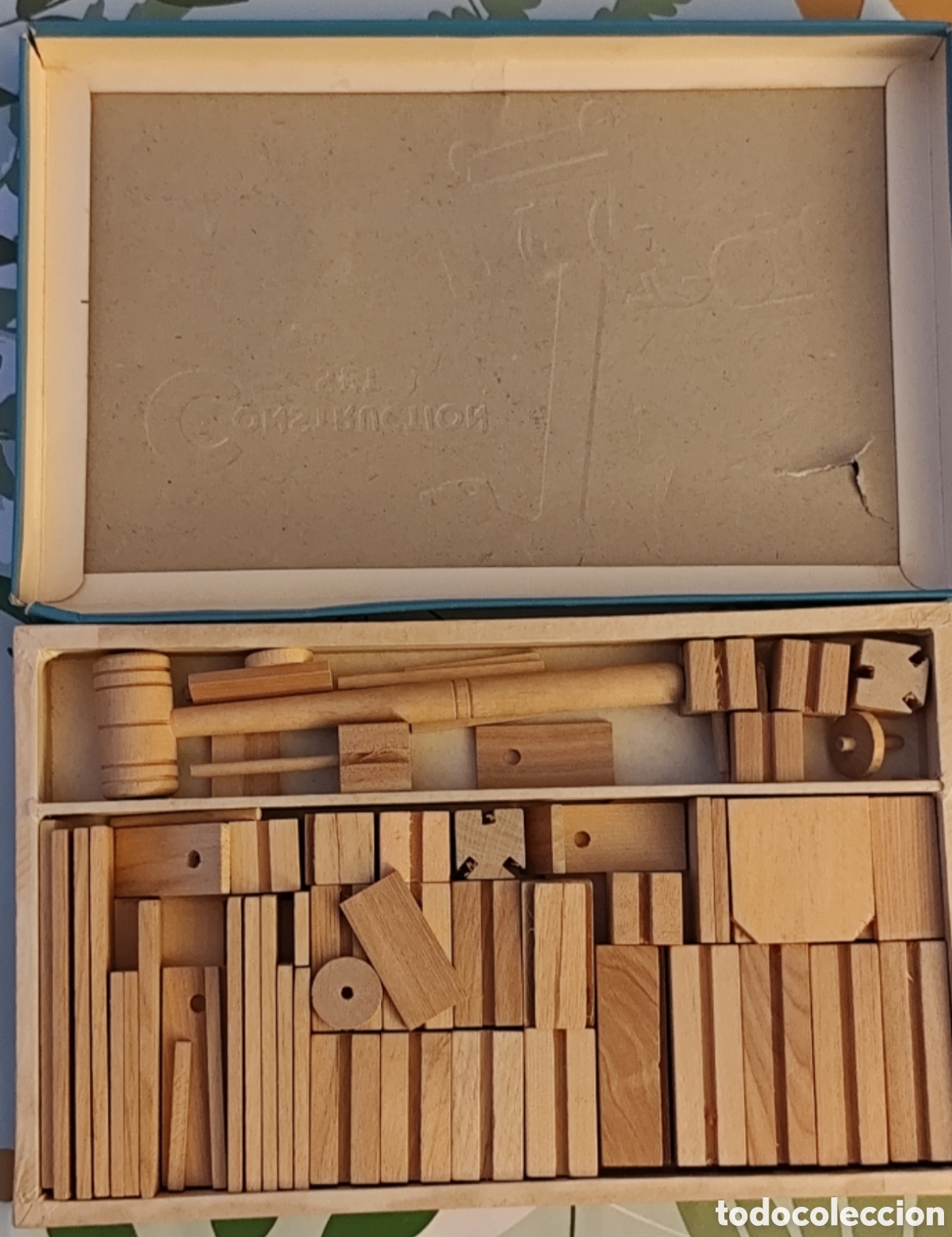 Antig&uuml;edades: Juego de construcci&oacute;n de madera - Foto 2
