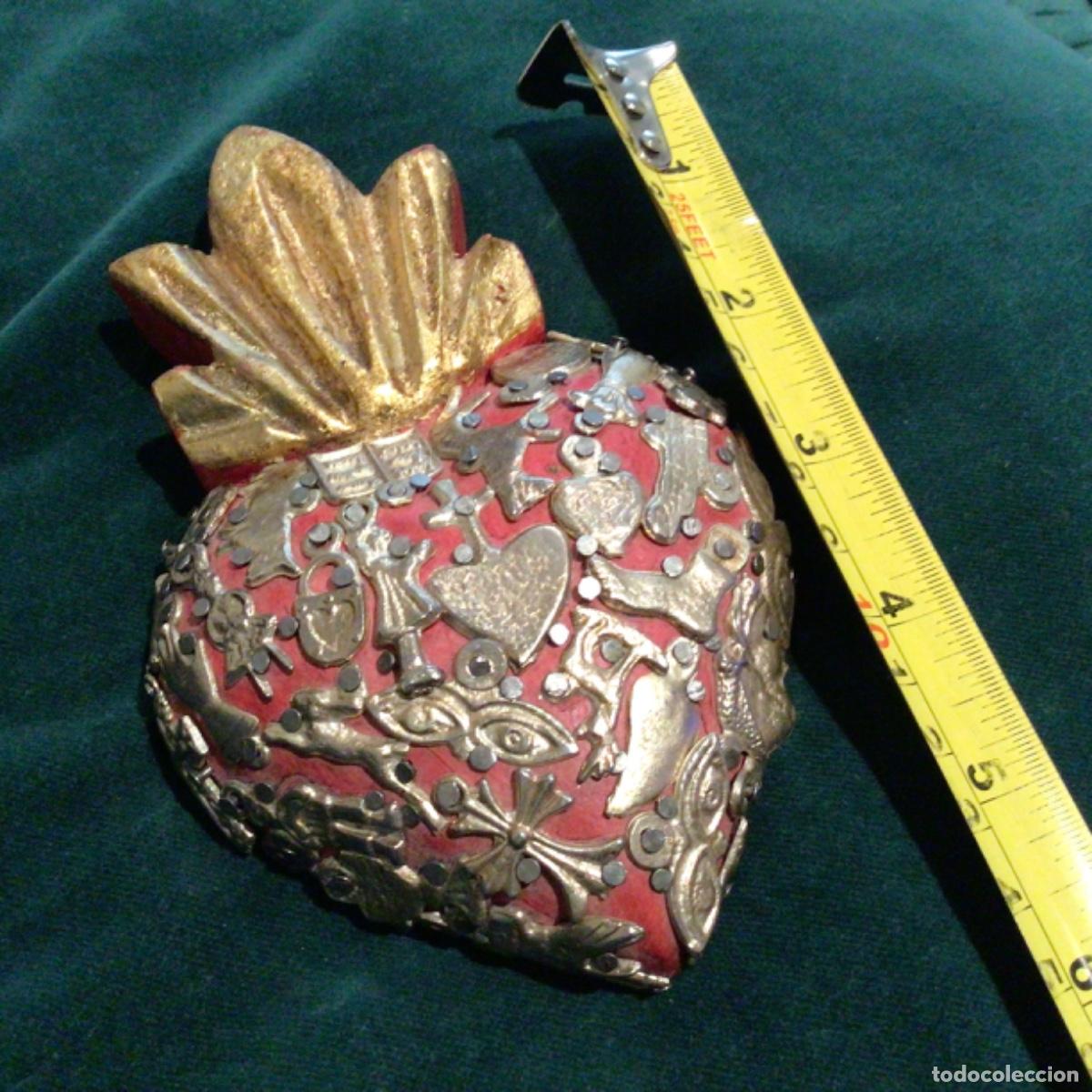 Antig&uuml;edades: Coraz&oacute;n mejicano con Milagritos - Foto 6