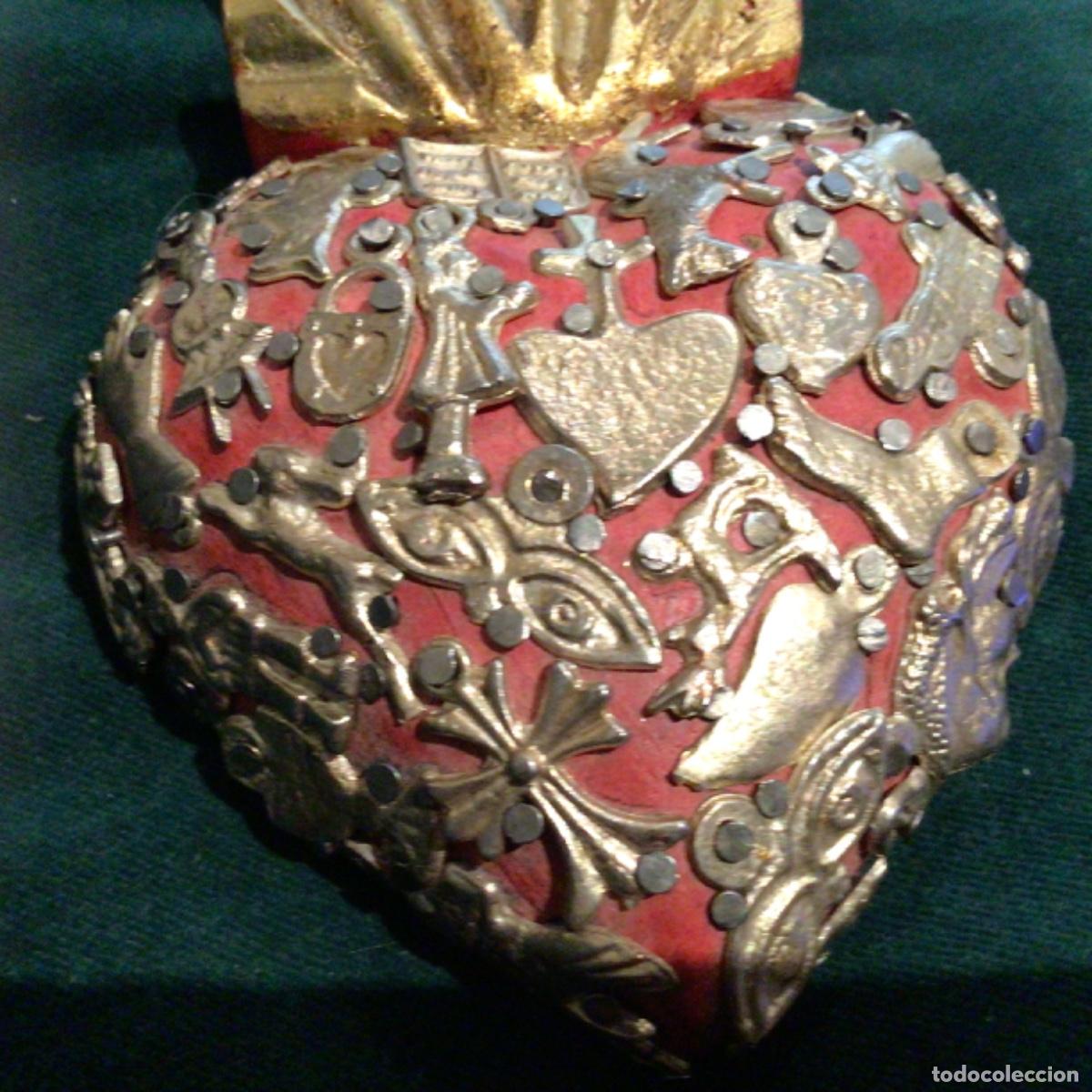Antig&uuml;edades: Coraz&oacute;n mejicano con Milagritos - Foto 7