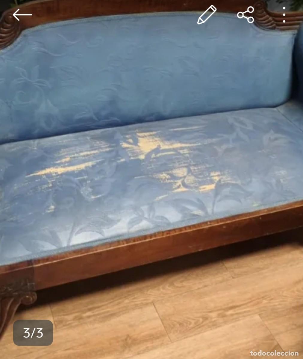 Antig&uuml;edades: Sillon y dos sofas antiguos - Foto 2