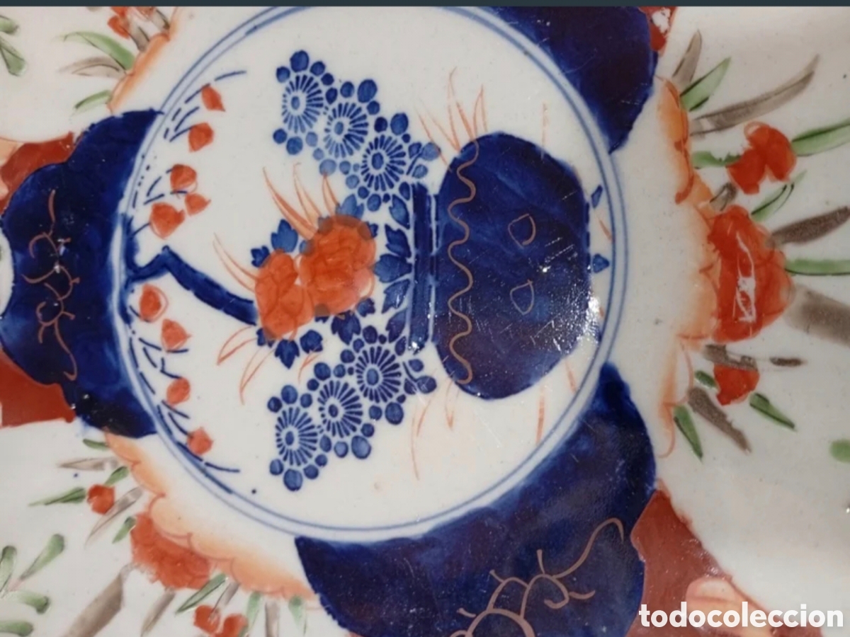 Antig&uuml;edades: Gran plato jap&oacute;n imari - Foto 2