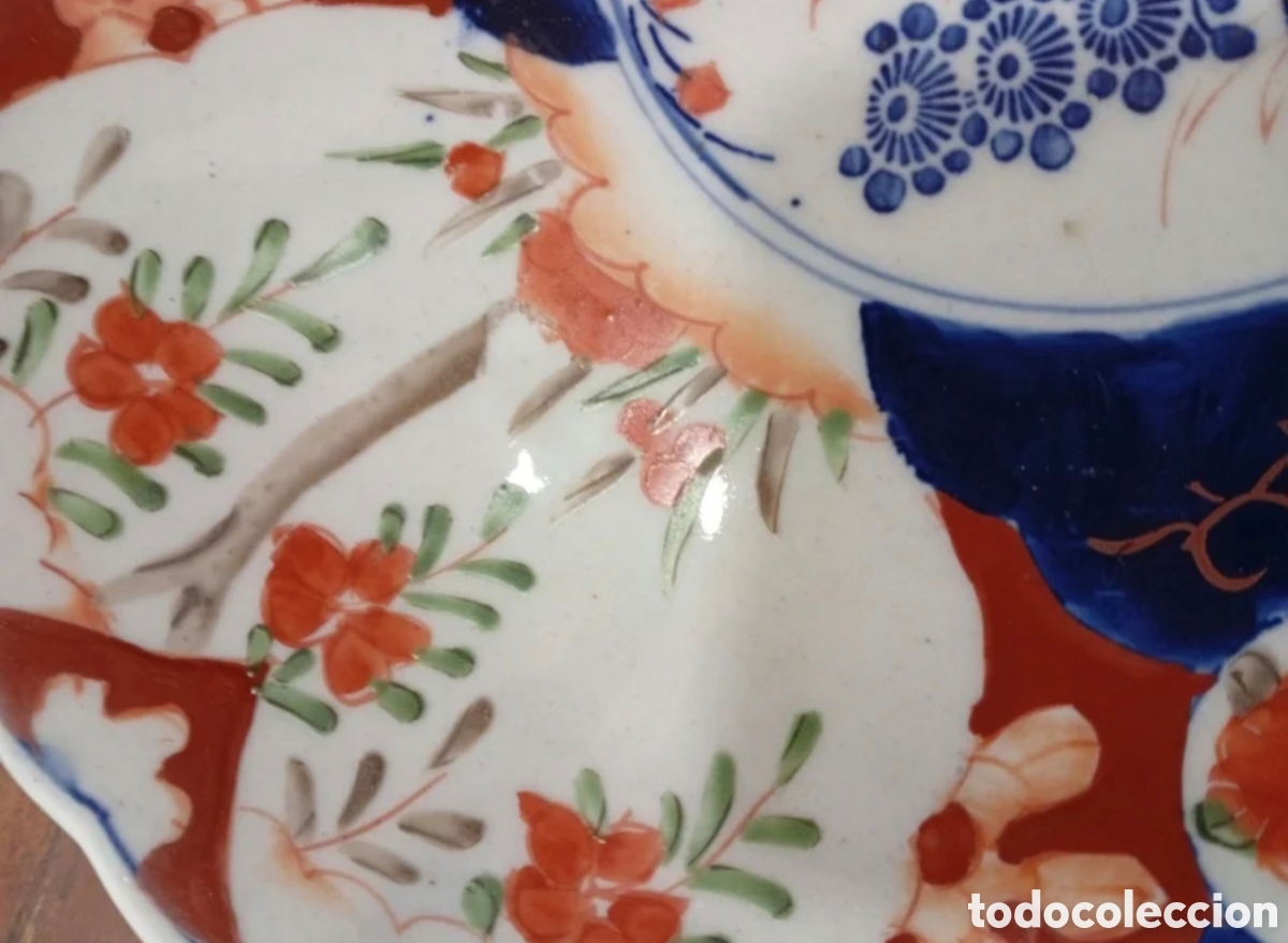 Antig&uuml;edades: Gran plato jap&oacute;n imari - Foto 3