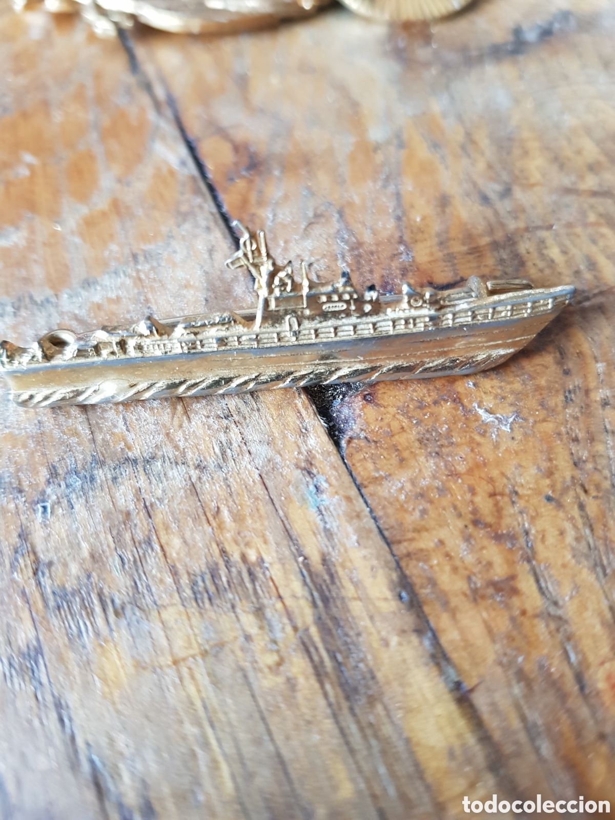 Antig&uuml;edades: ANTIGUO ALFILER DE UNA FRAGATA MARINA ESPA&Ntilde;OLA
