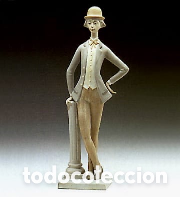Antiques: REF: 01001029 &ldquo;JOVEN EN POSE DE FOTO&rdquo; LLADR&Oacute;