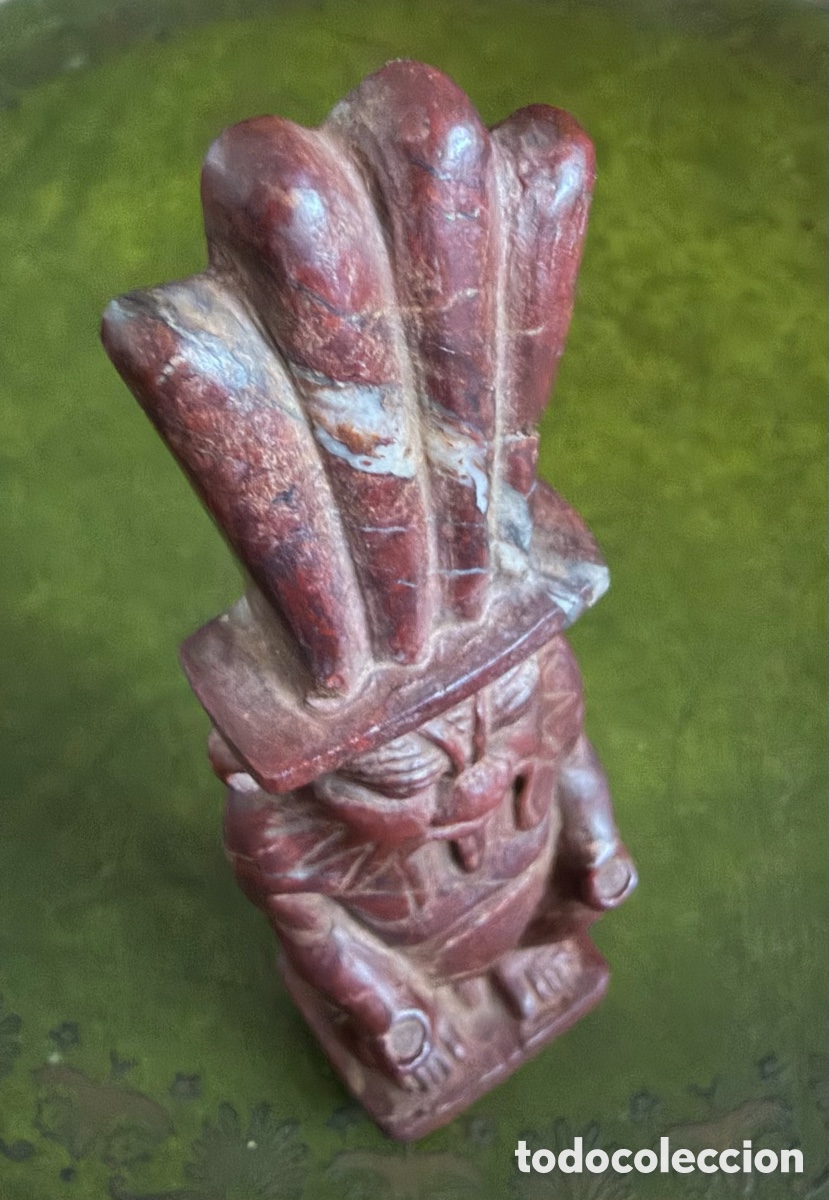 Antig&uuml;edades: Statuette of the god Bes &ndash; Jasper - Foto 2