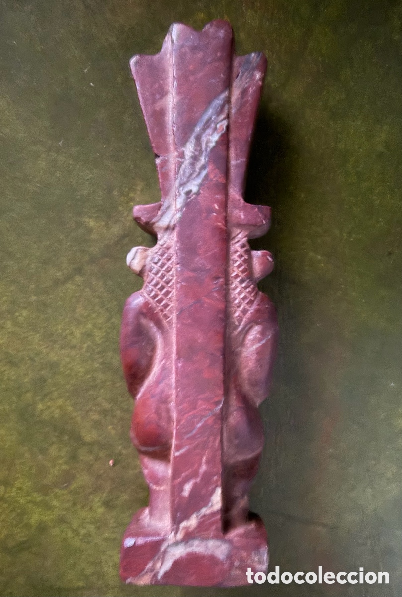 Antig&uuml;edades: Statuette of the god Bes &ndash; Jasper - Foto 3