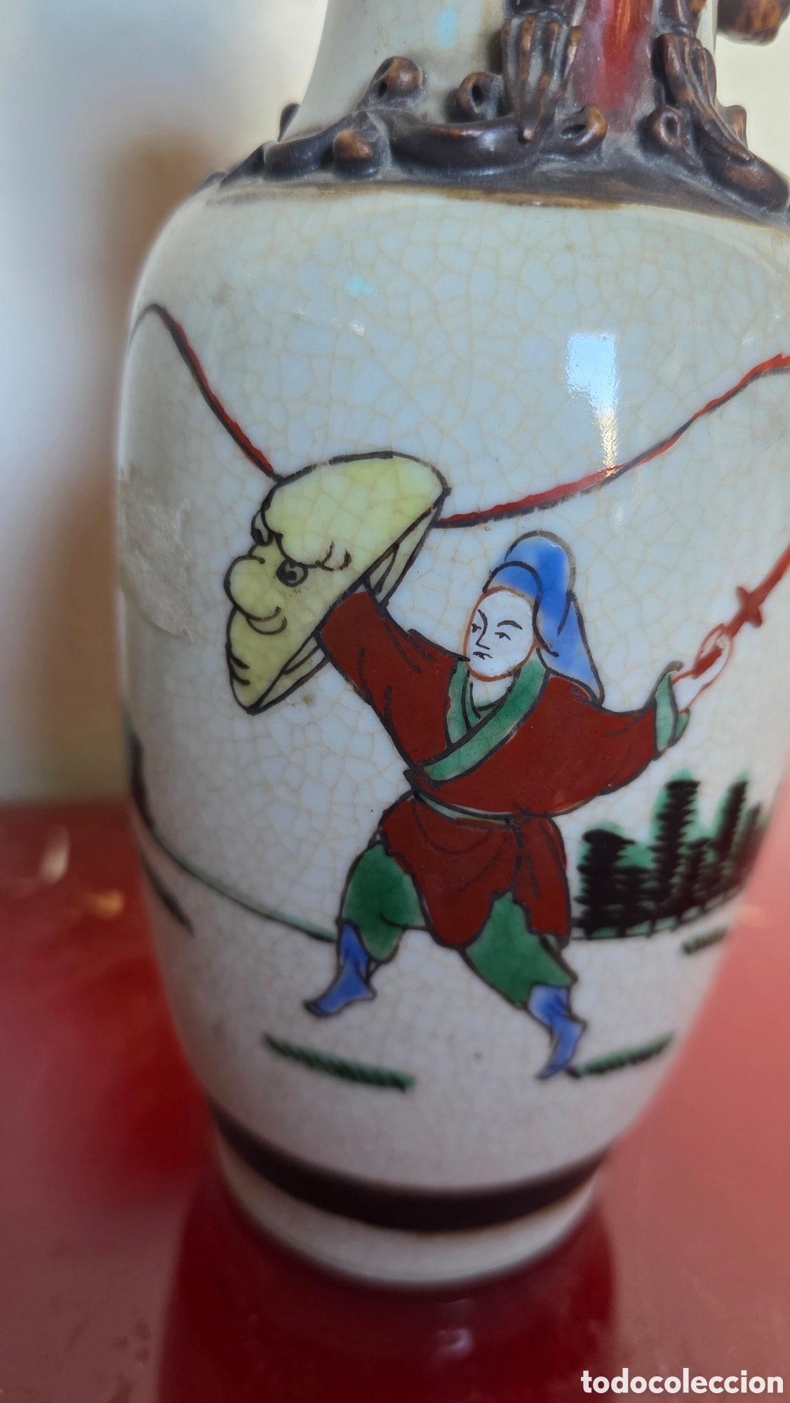 Antig&uuml;edades: Jarron porcelana china - Foto 2