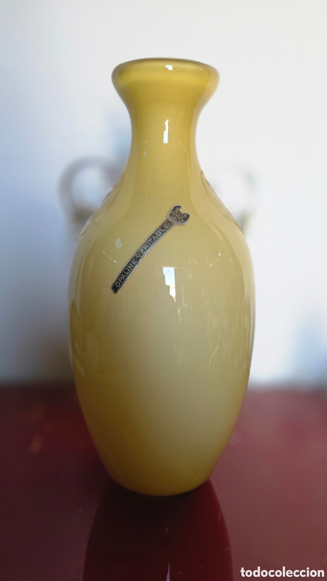 Antig&uuml;edades: Gran jarron anfora opalina - Foto 1
