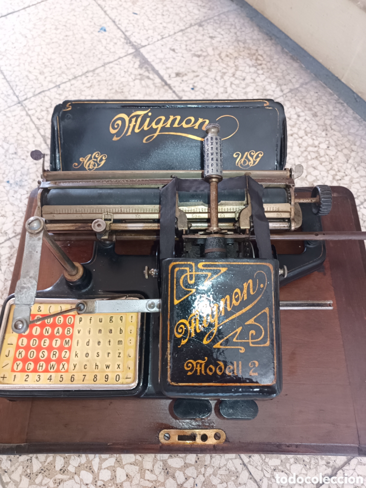 Antig&uuml;edades: MACCHINA PER SCRIVERE MIGNON 2. - Foto 1