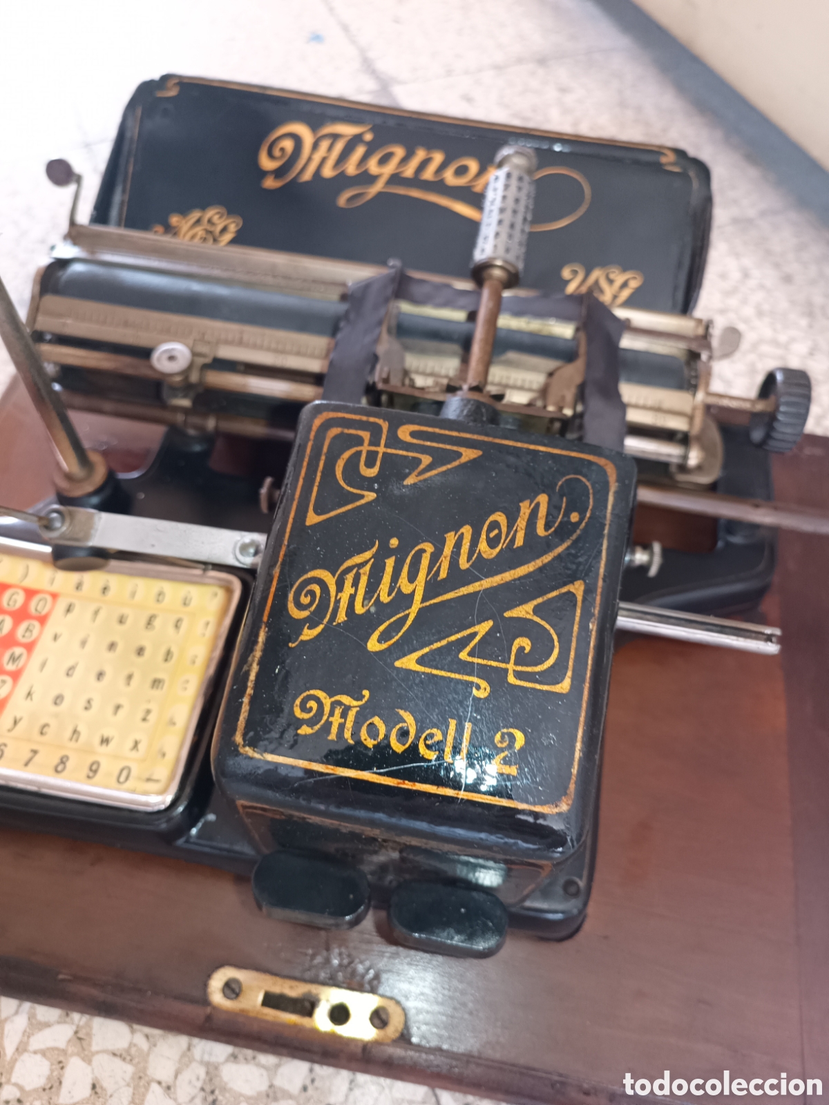 Antig&uuml;edades: MACCHINA PER SCRIVERE MIGNON 2. - Foto 2
