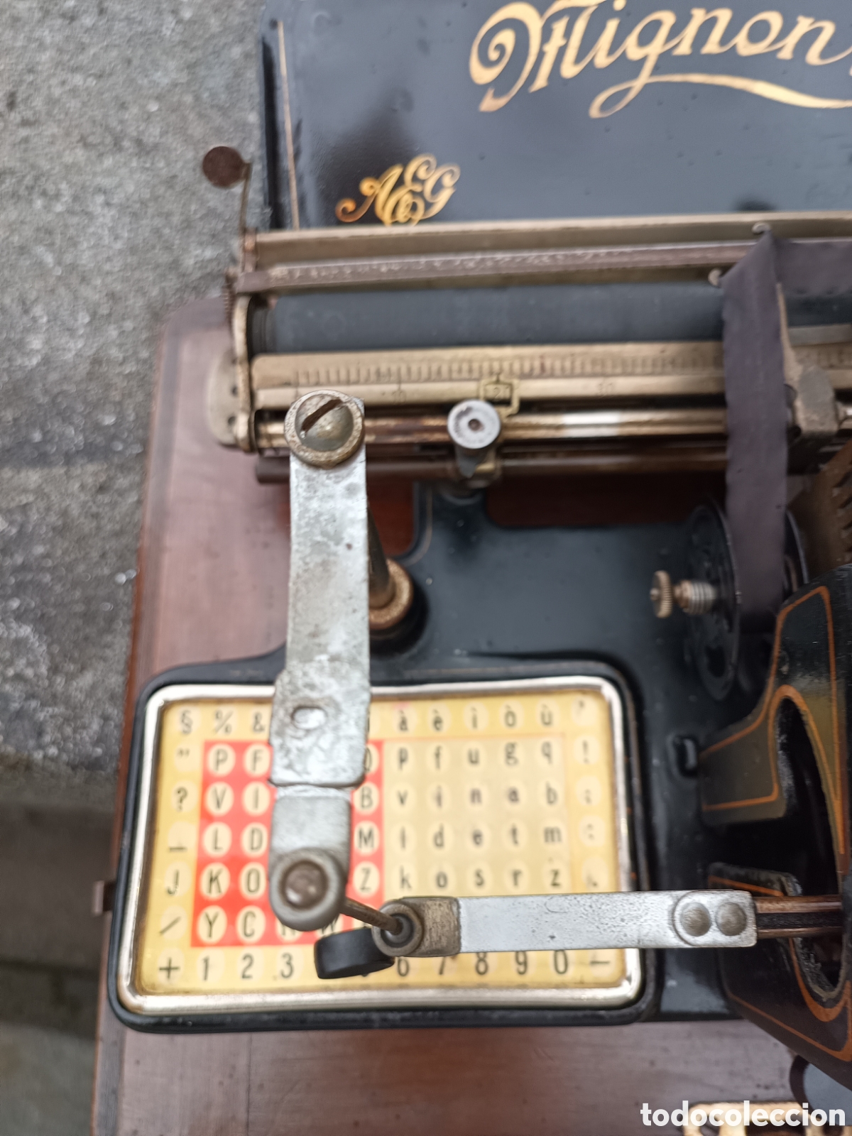 Antig&uuml;edades: MACCHINA PER SCRIVERE MIGNON 2. - Foto 3