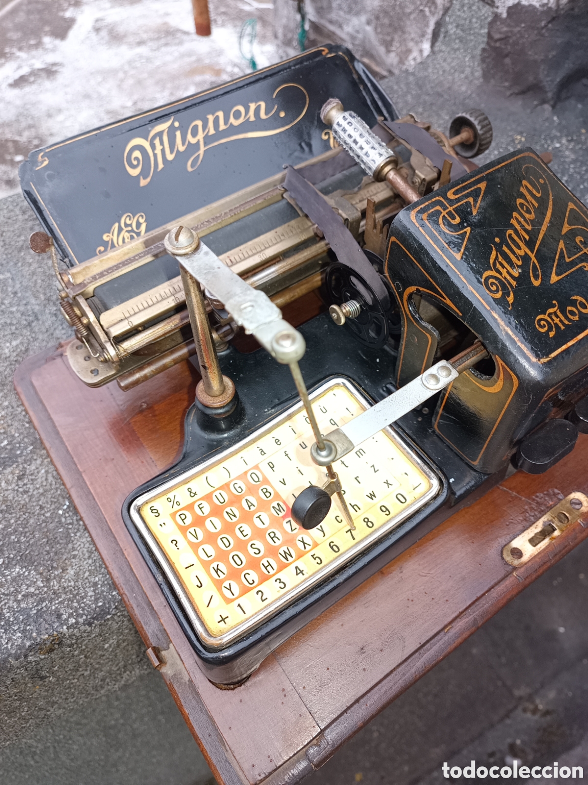 Antig&uuml;edades: MACCHINA PER SCRIVERE MIGNON 2. - Foto 4