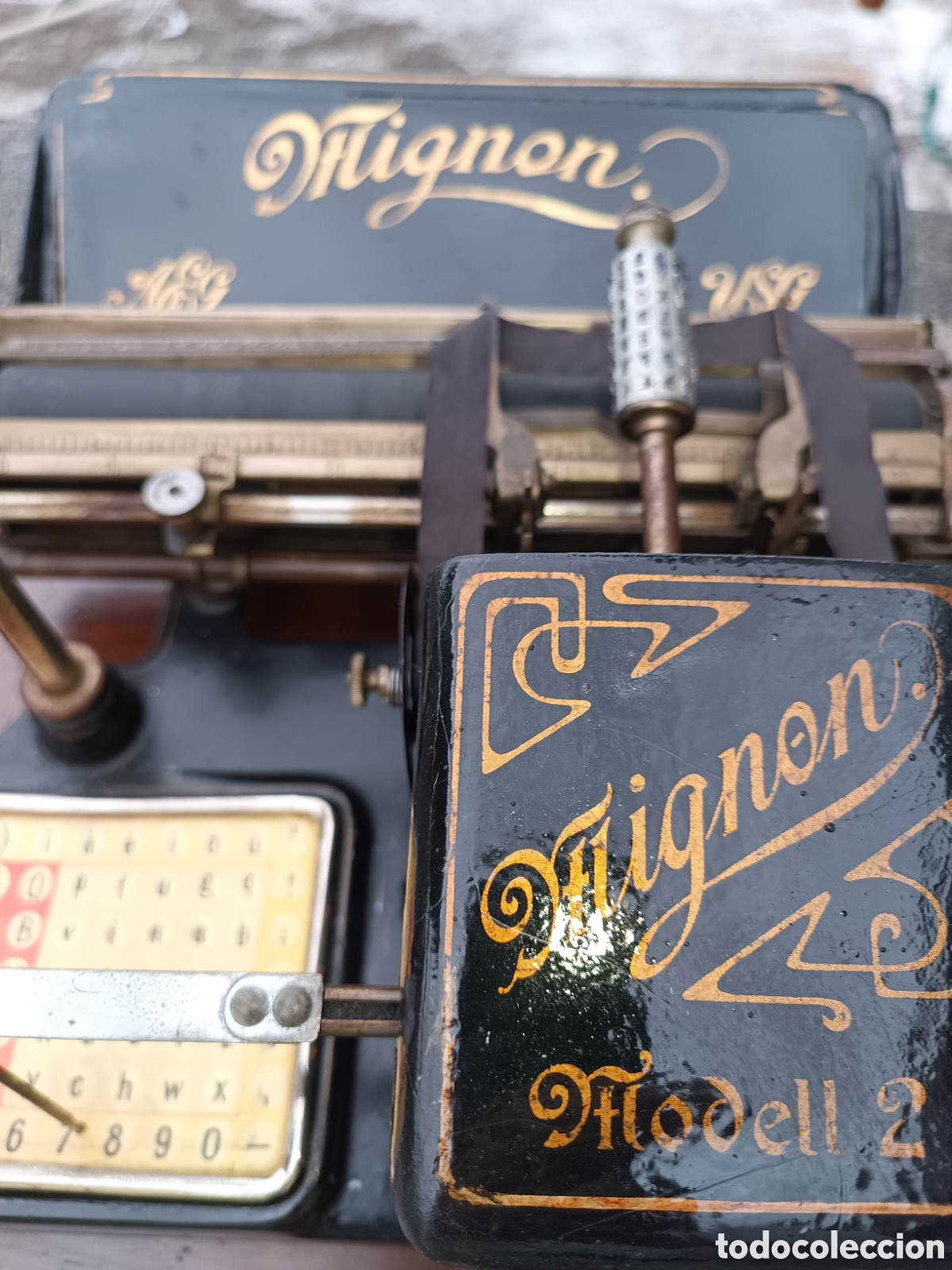 Antig&uuml;edades: MACCHINA PER SCRIVERE MIGNON 2. - Foto 6