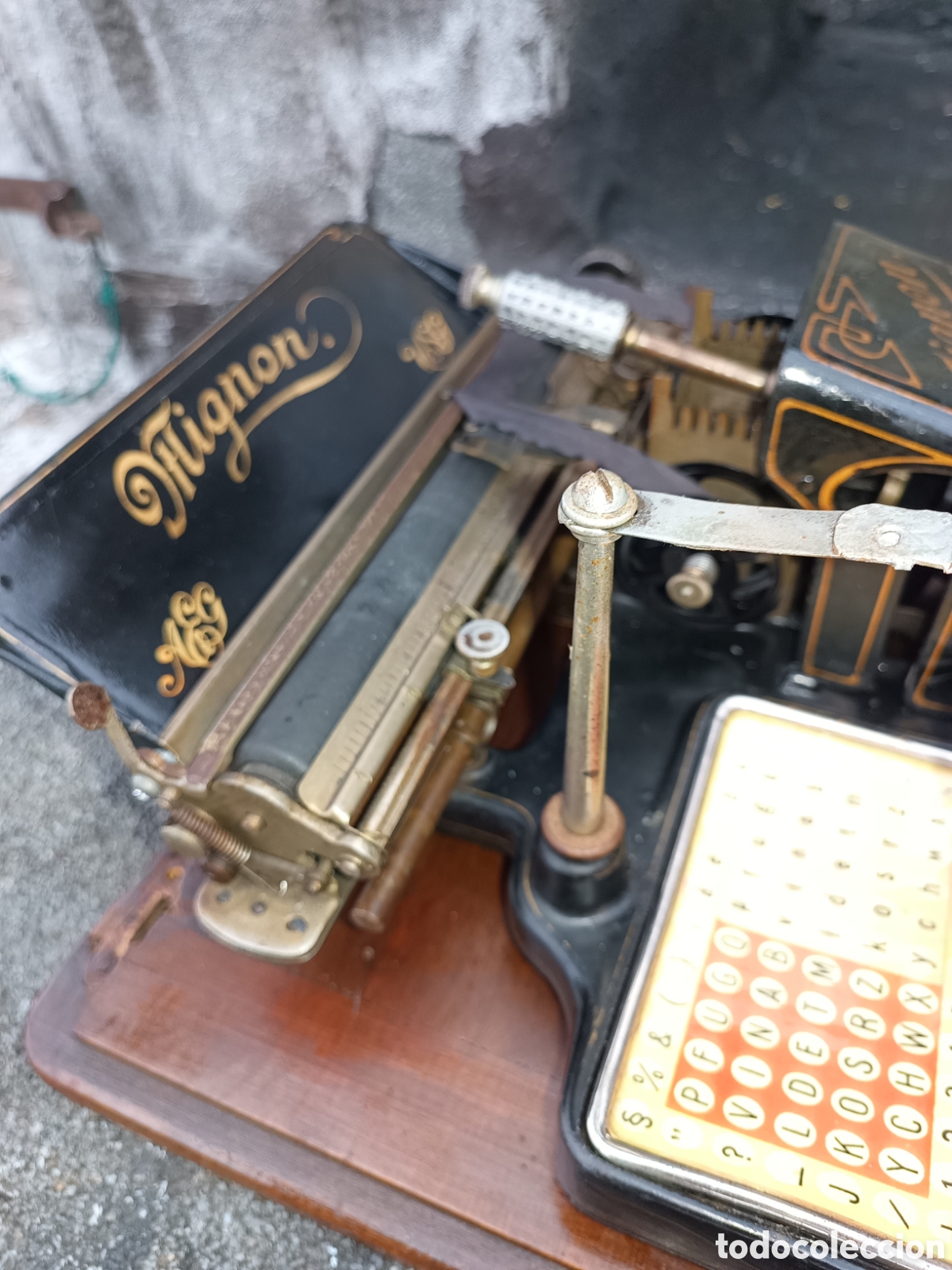 Antig&uuml;edades: MACCHINA PER SCRIVERE MIGNON 2. - Foto 8