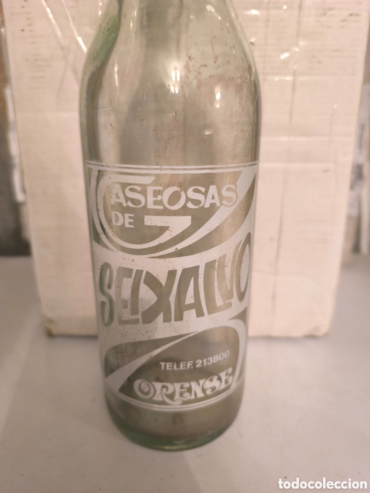 Antig&uuml;edades: Botella antigua de gaseosa
