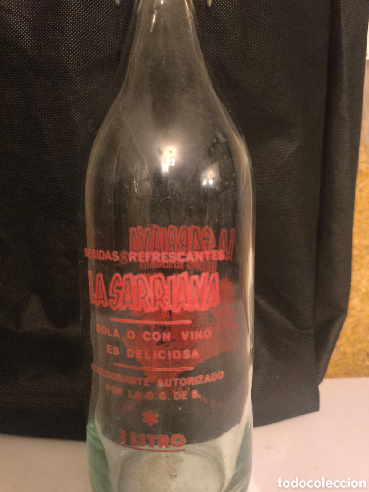 Antig&uuml;edades: Botella antigua de gaseosa - Foto 3